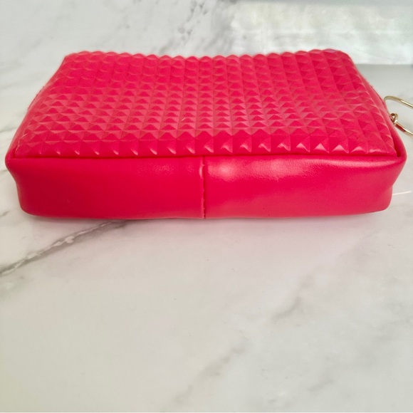 Valentino Beauty Toiletry Cosmetic Bag Pouch Red Gold - Picture 6 of 8